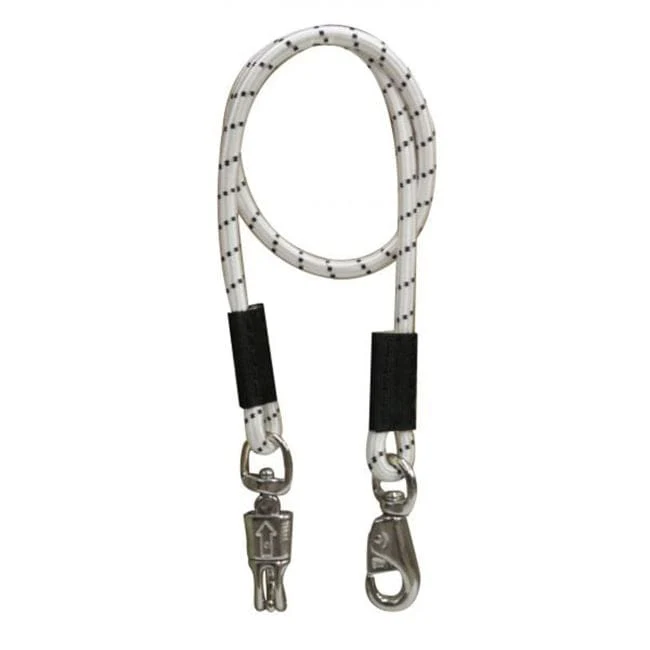 49" Bungee Cross Tie ~ White