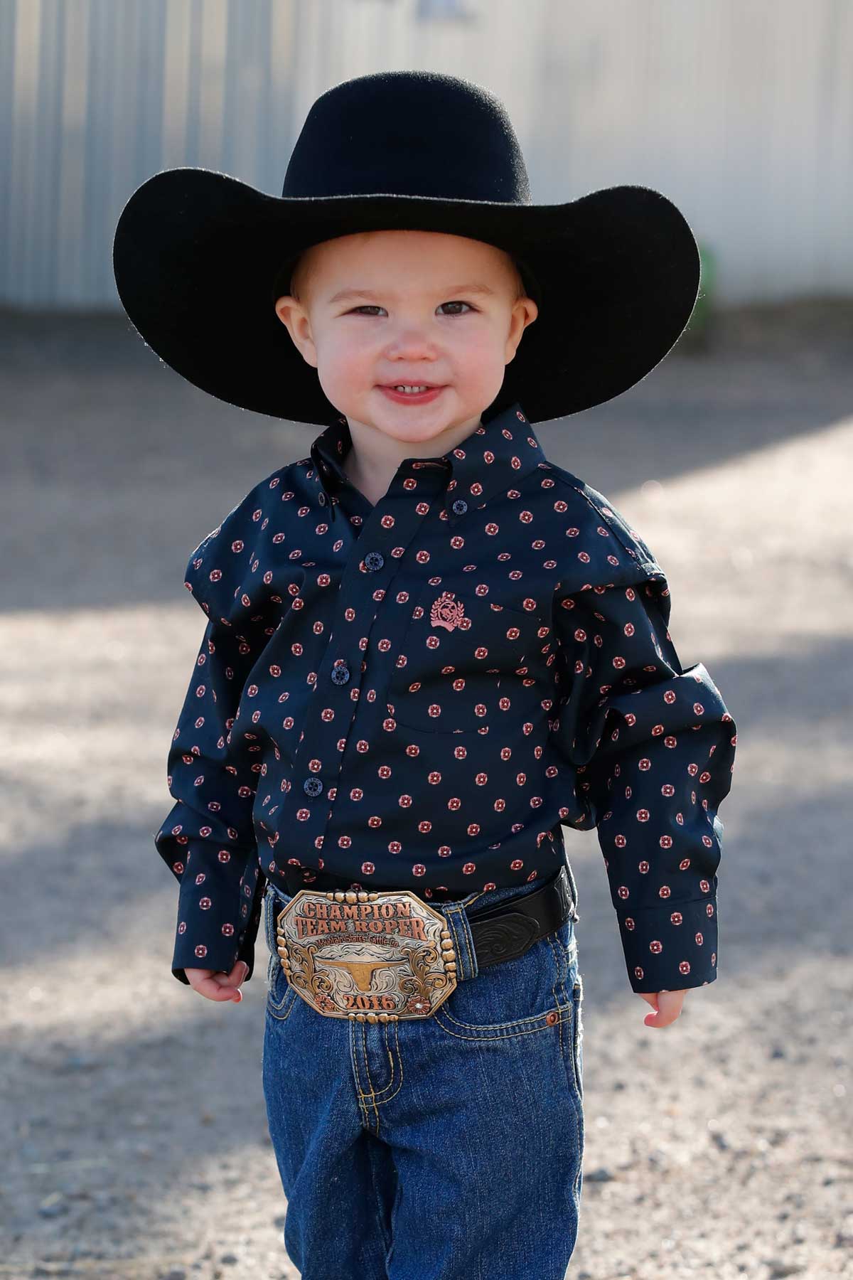 Boy's Cinch Navy Print ~ Toddler