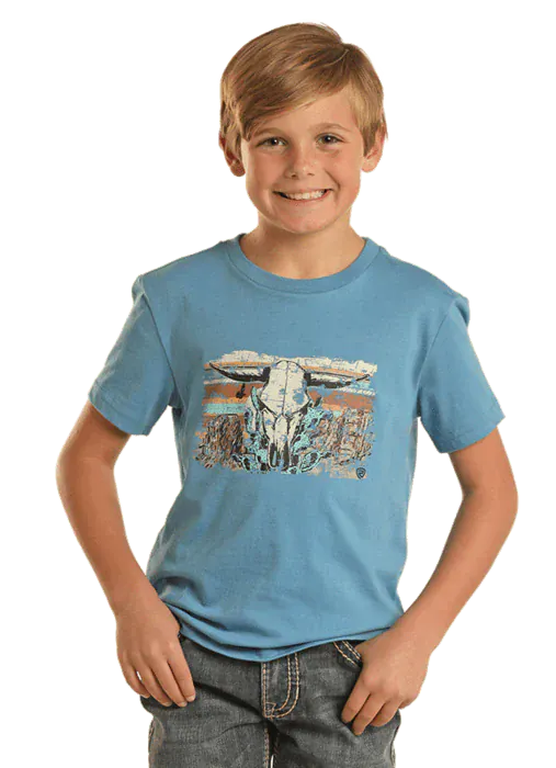 Boy's Graphic Tee by Rock & Roll ~ Royal