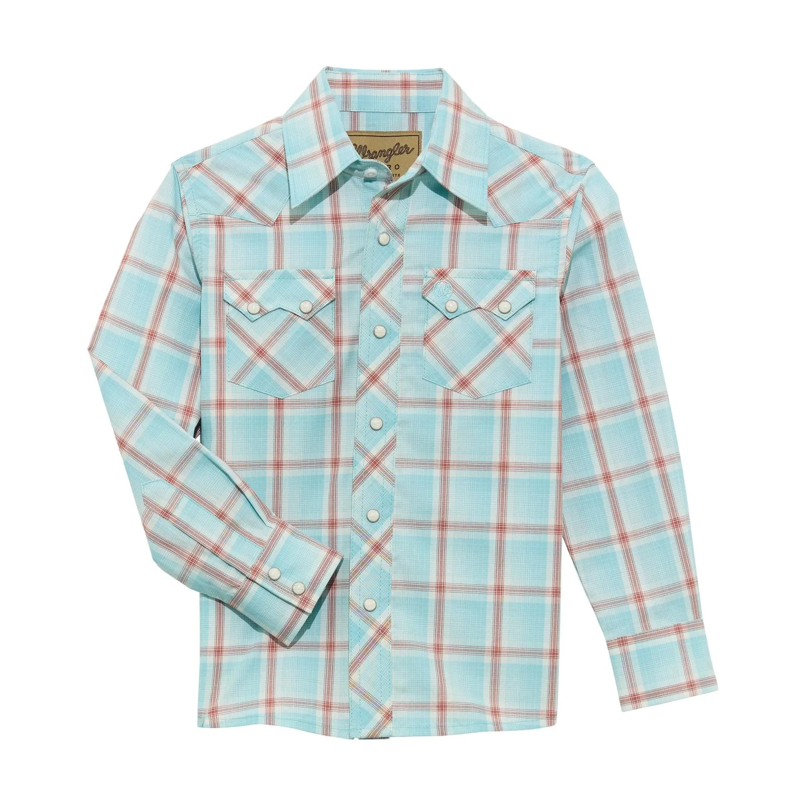 Boy's Retro Wrangler Plaid ~ Blue