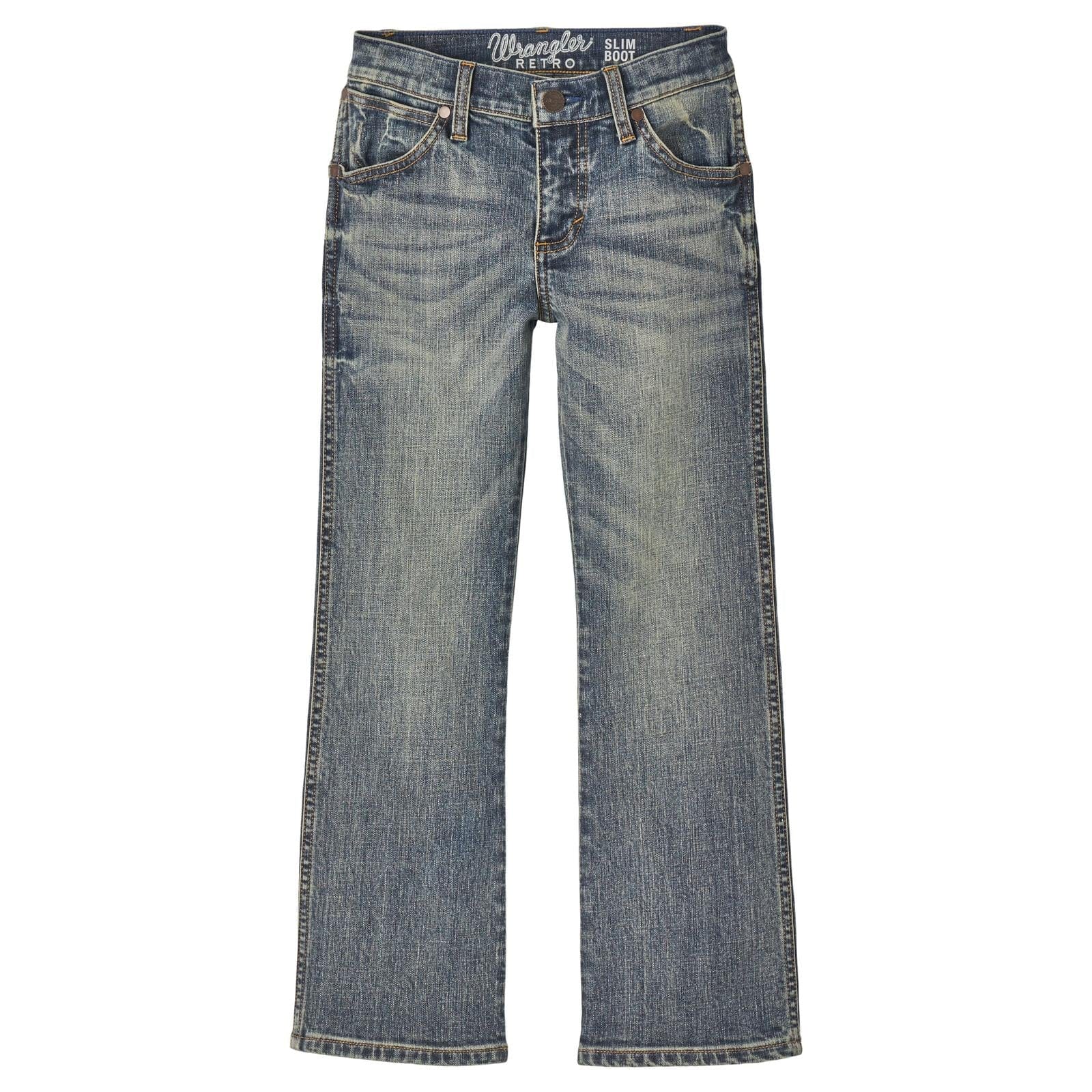 Boy's Wrangler Retro Slim Boot Jeans - Image 2