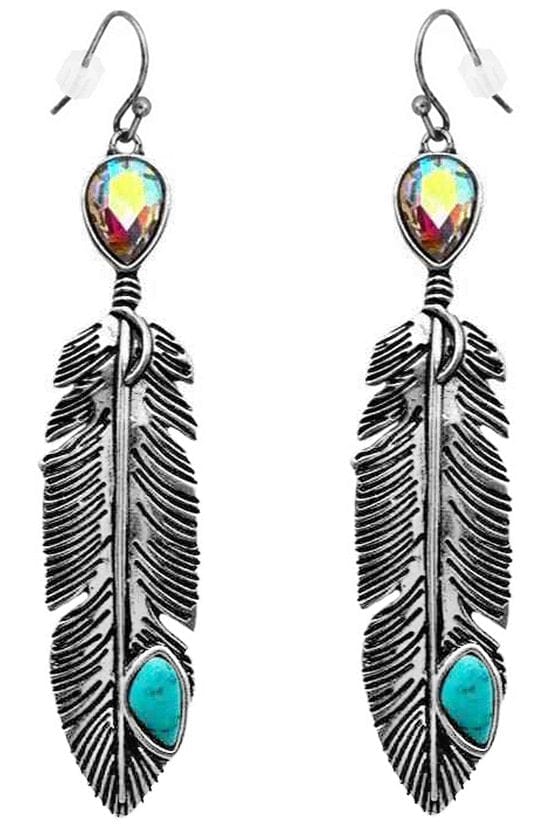 Burnish Silver Feathers
