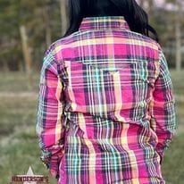 Cowgirl Legend Plaid ~ Hot Pink - Image 2