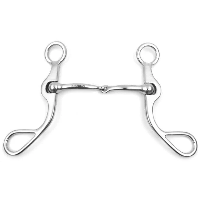 Curved Shank with Smooth Snaffle