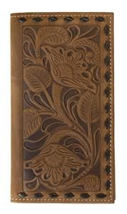 Floral Buck Laced Wallet ~ Checkbook