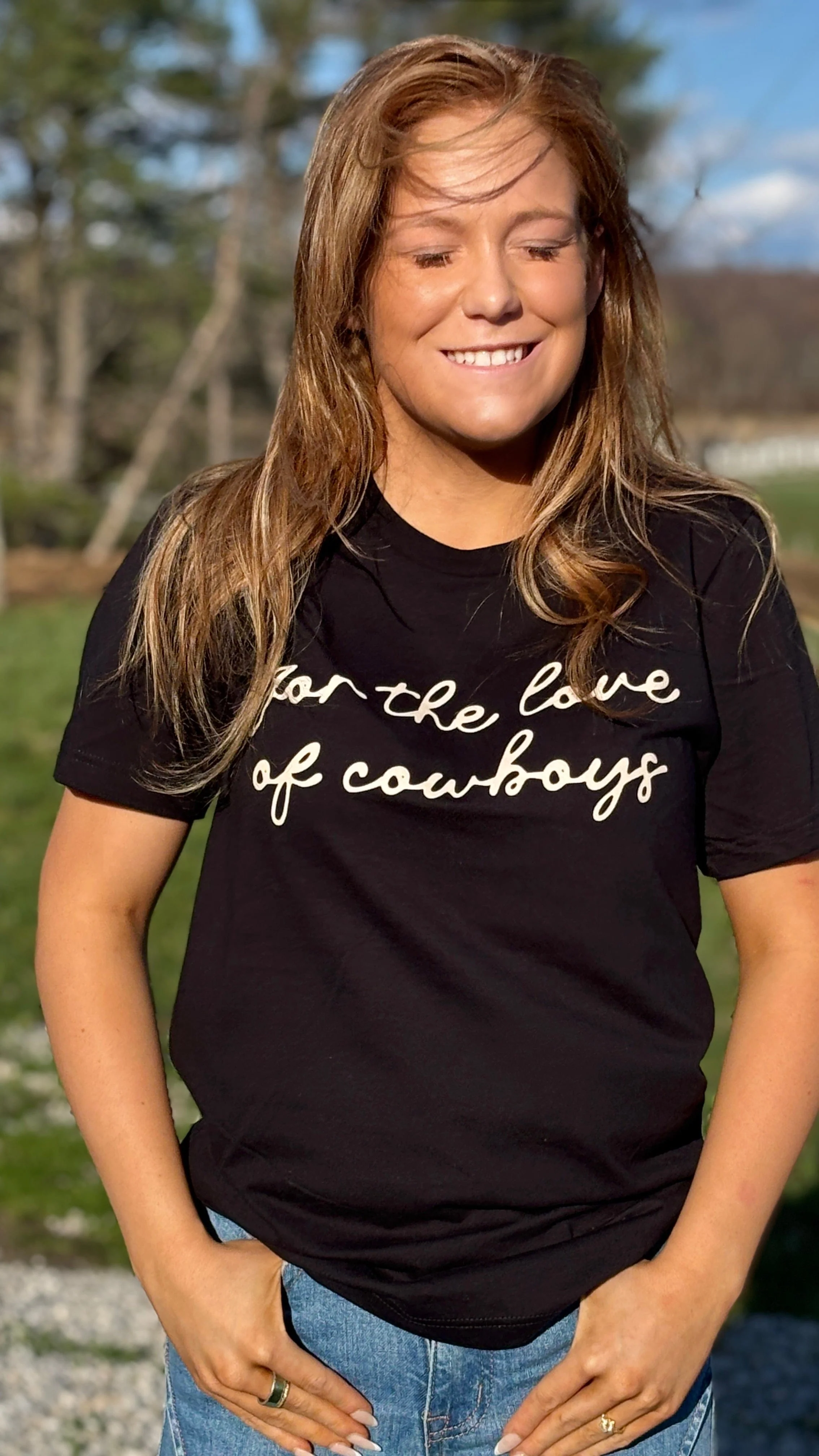 For the Love of Cowboys Tee