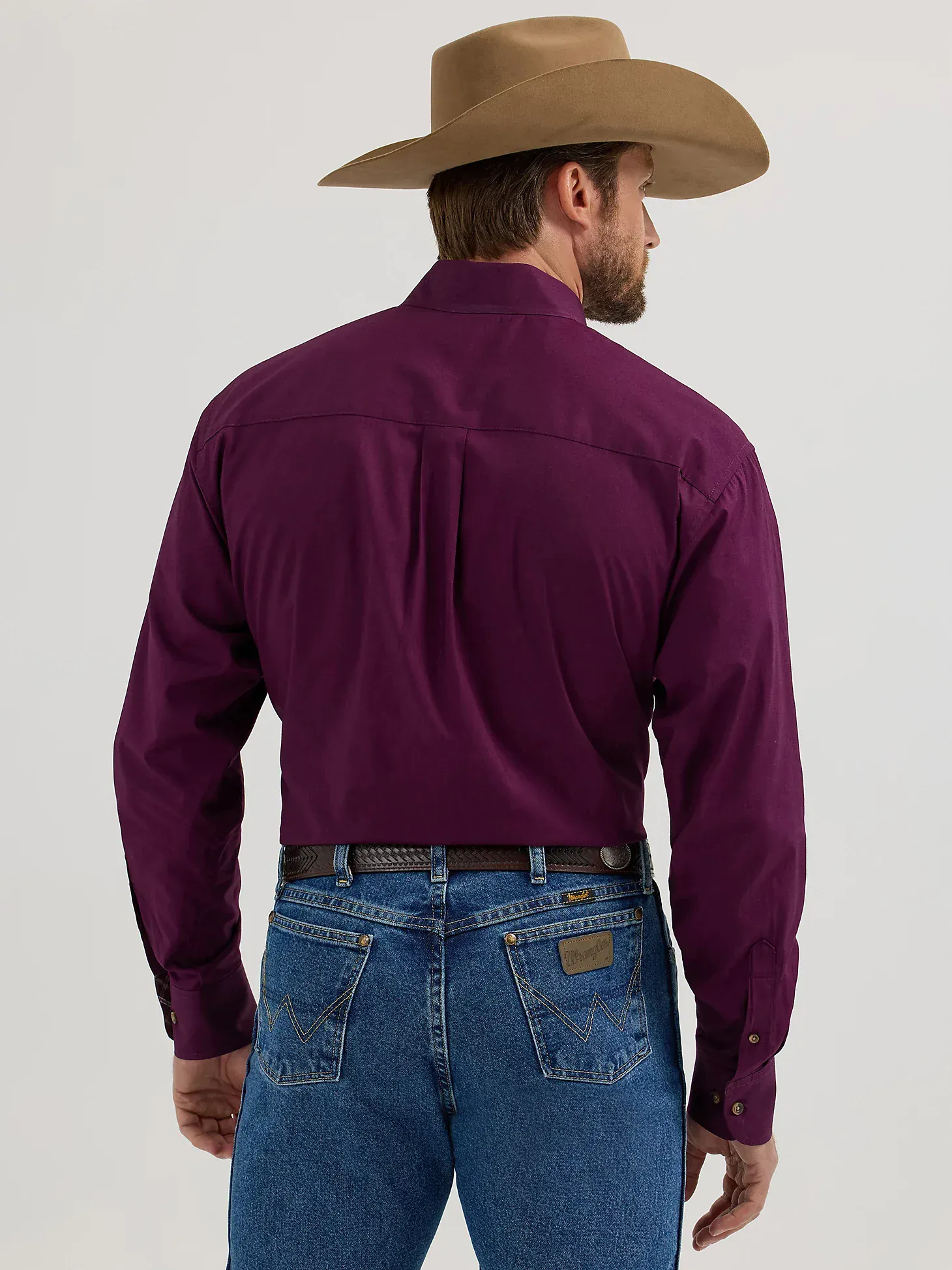 George Strait Shirt by Wrangler ~ Plum - Image 2