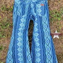 Girl's  Aztec Button Flare by Rock & Roll ~ Blue