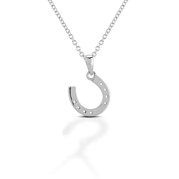 Kelly Herd Brass Horseshoe Dangle Pendent