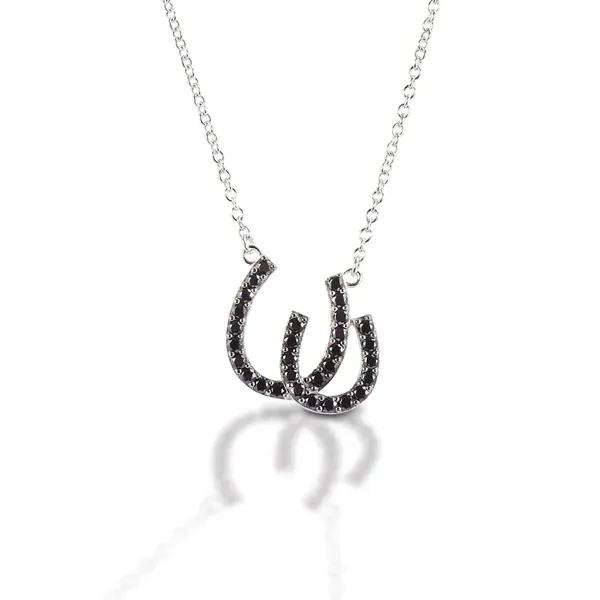 Kelly Herd Double Horseshoe Necklace