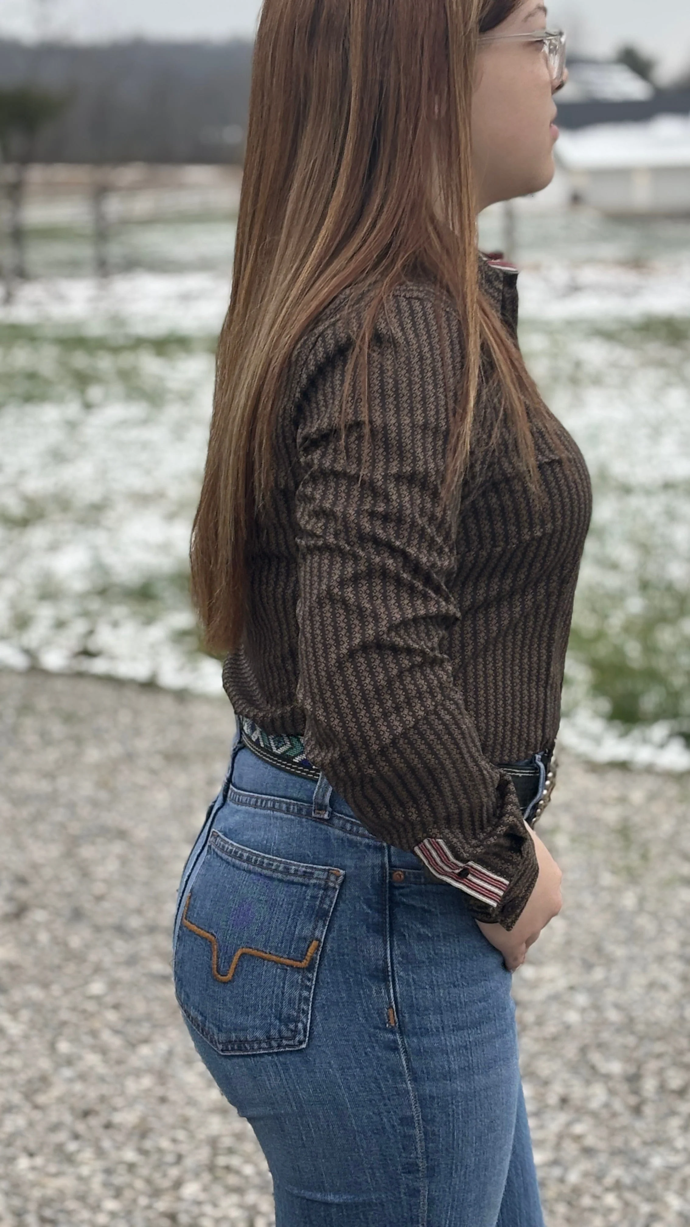 Ladies Cinch ~ Brown - Image 3