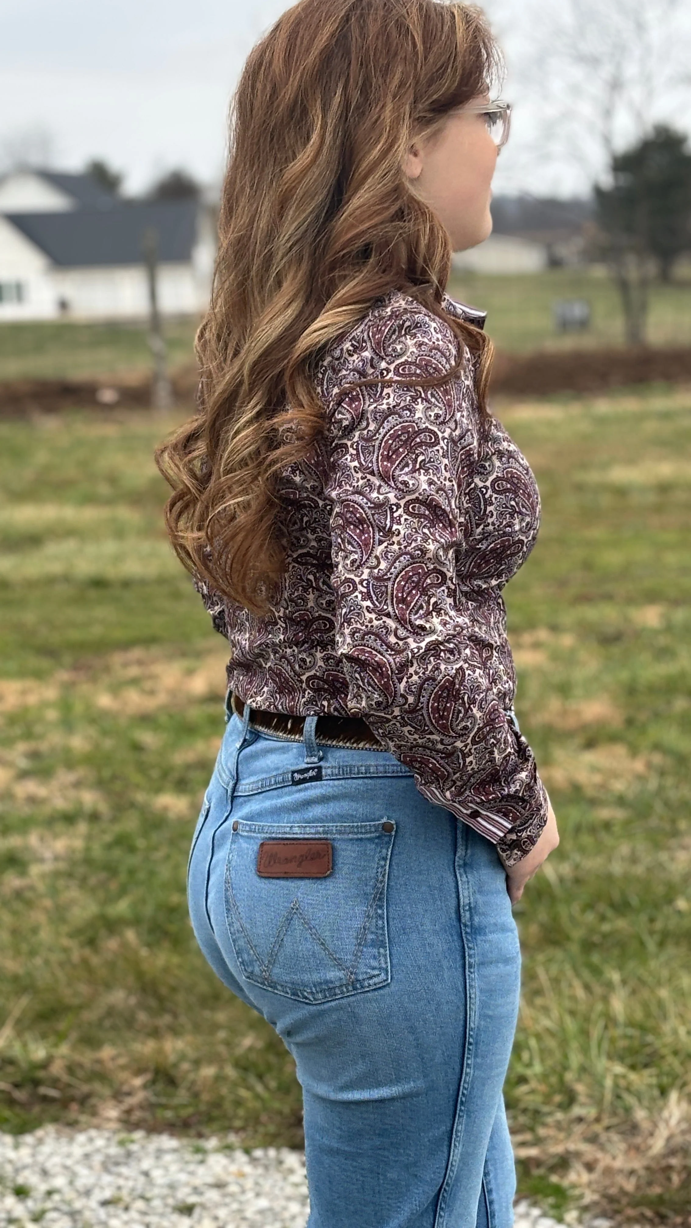 Ladies Cinch ~ Mulberry Paisley - Image 2