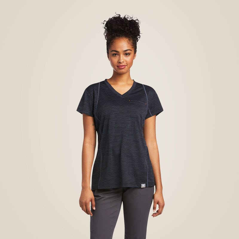 Ladies Rebar Evolution Tee by Ariat - Image 2