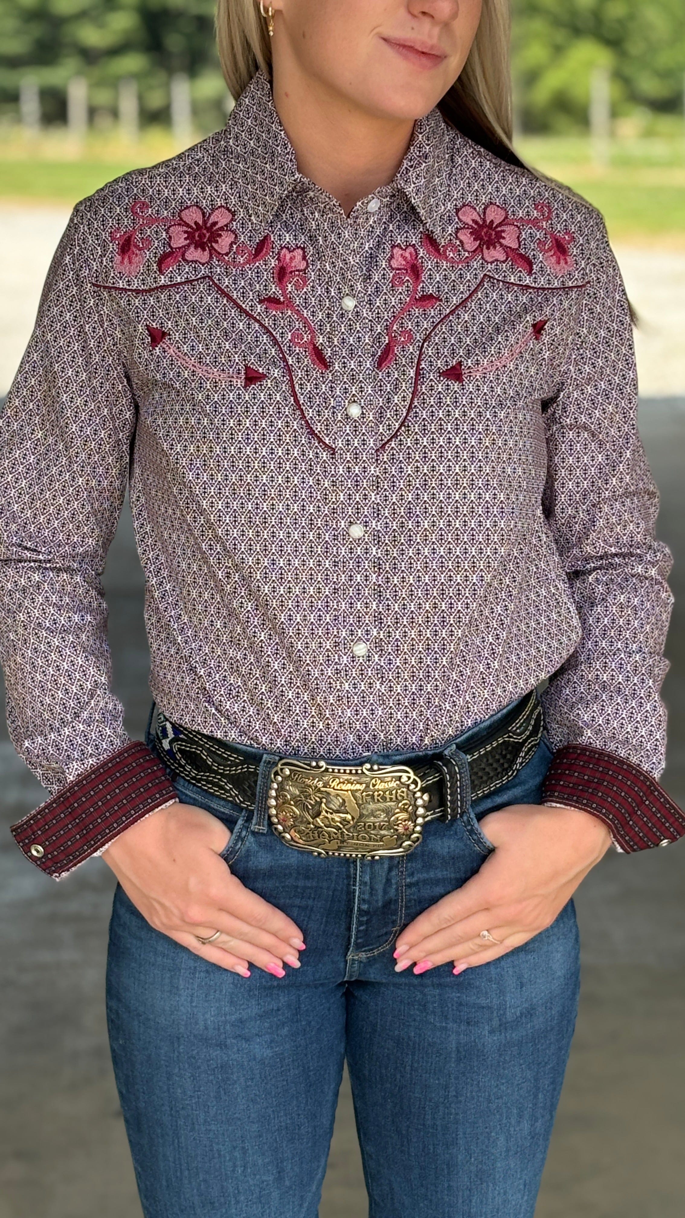 Ladies Rough Stock ~ Maroon