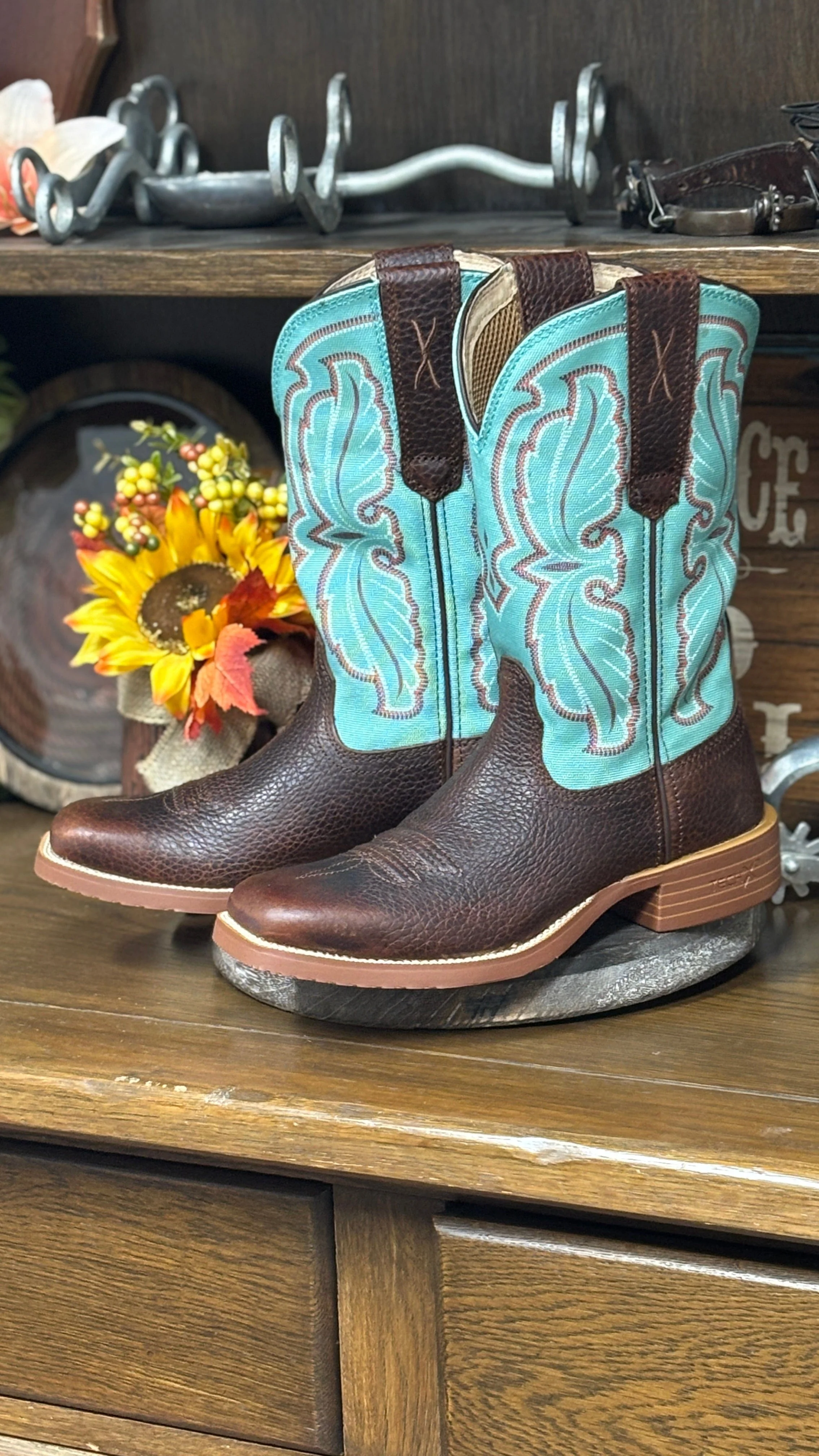 Ladies TechX Boot by Twisted X ~ Seafoam