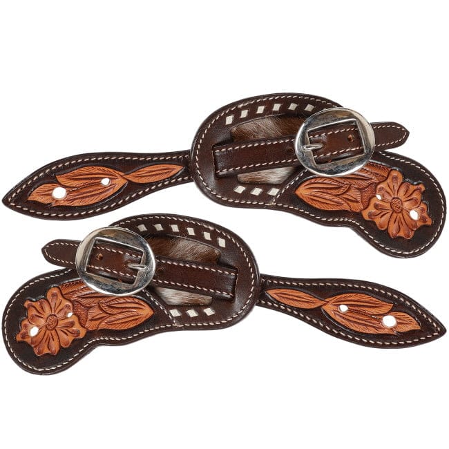 Leather Bloom Spur Strap