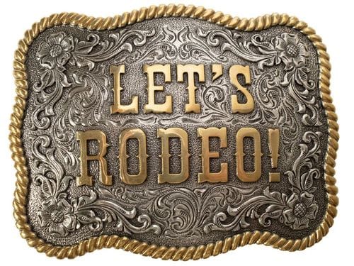 Let's Rodeo Buckle