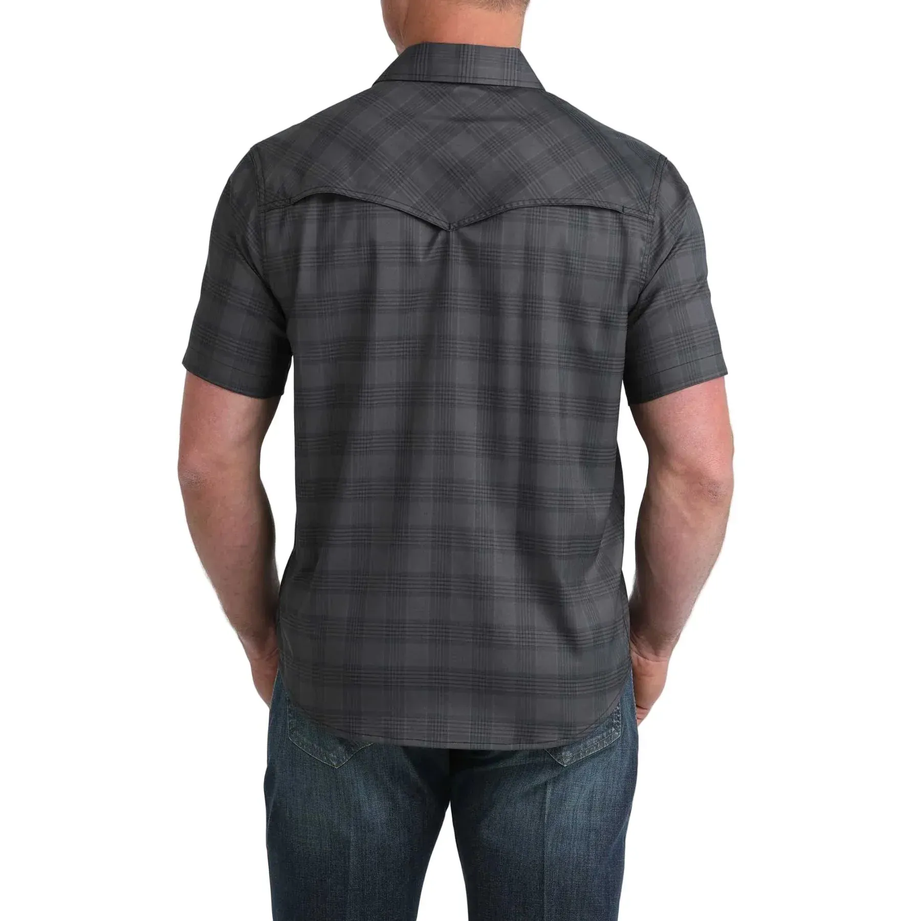 Men's Cinch Camp Shirt ~ Black - Image 2
