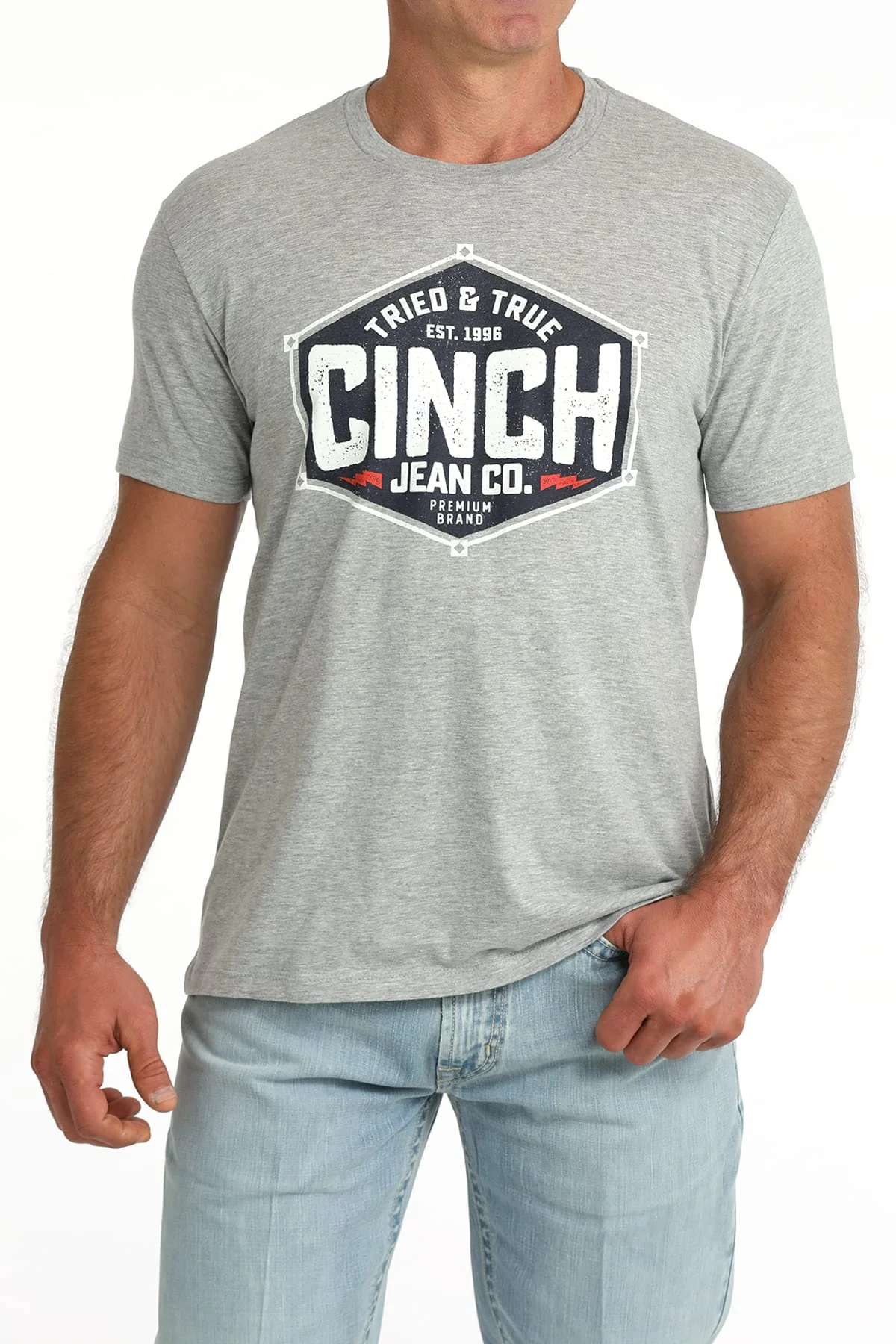 Men's Cinch Tee ~ Grey