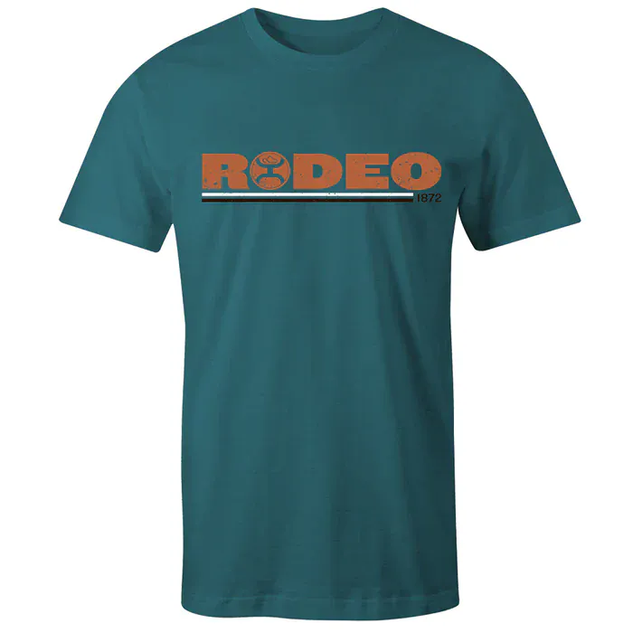 Men's Rodeo Tee by Hooey ~ Teal - Image 2