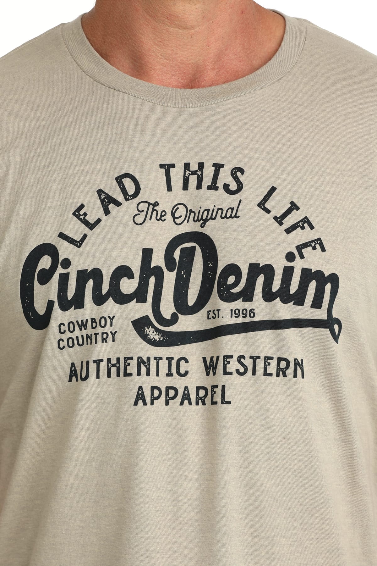 Men's Cinch Tee ~ Khaki - Image 2