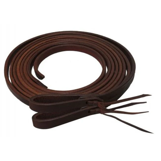 Oiled Harness Leather Split Reins ~ 1/2"