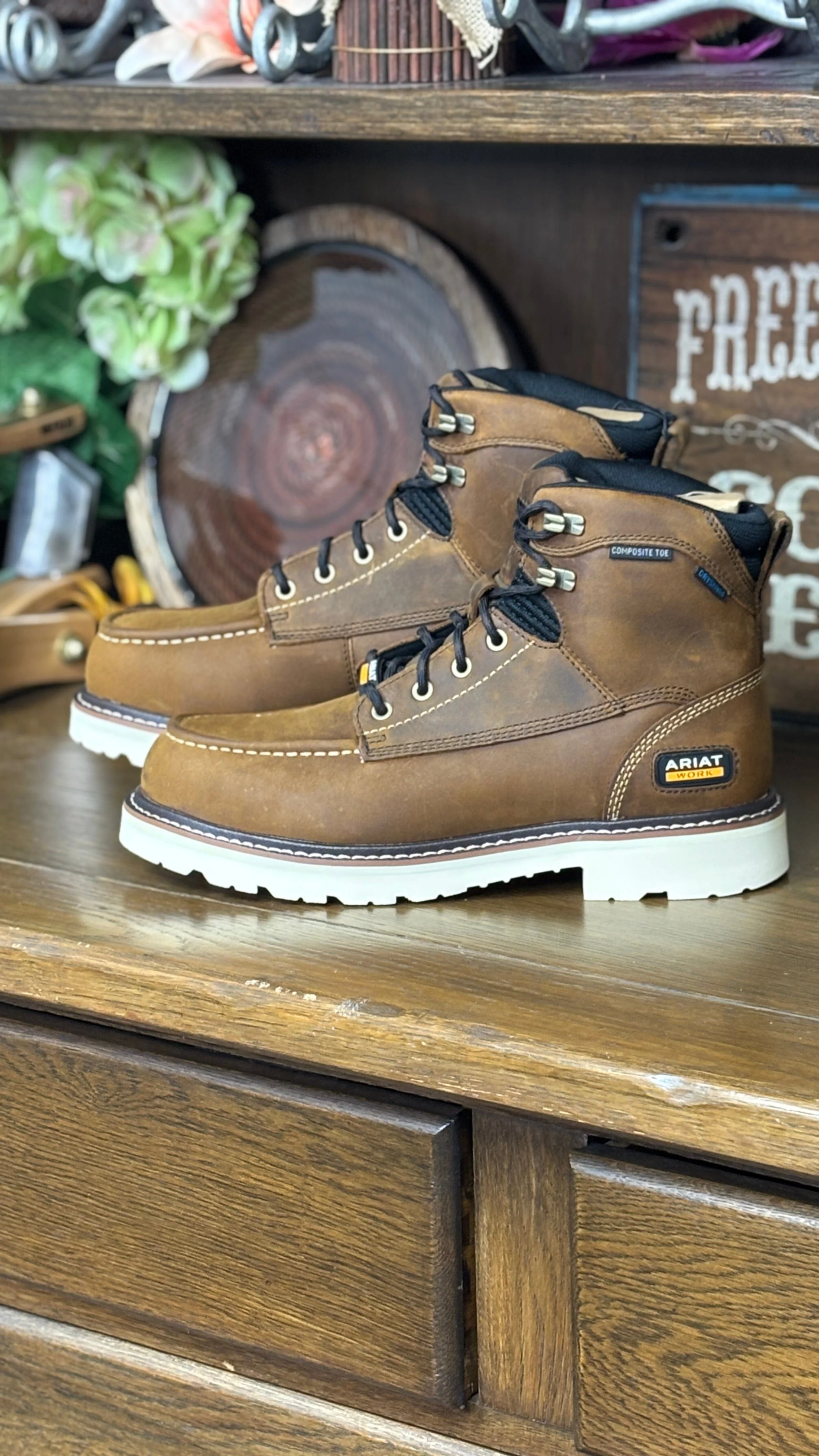 Rebar Lift 6" Waterproof Composite Toe Work Boot by Ariat