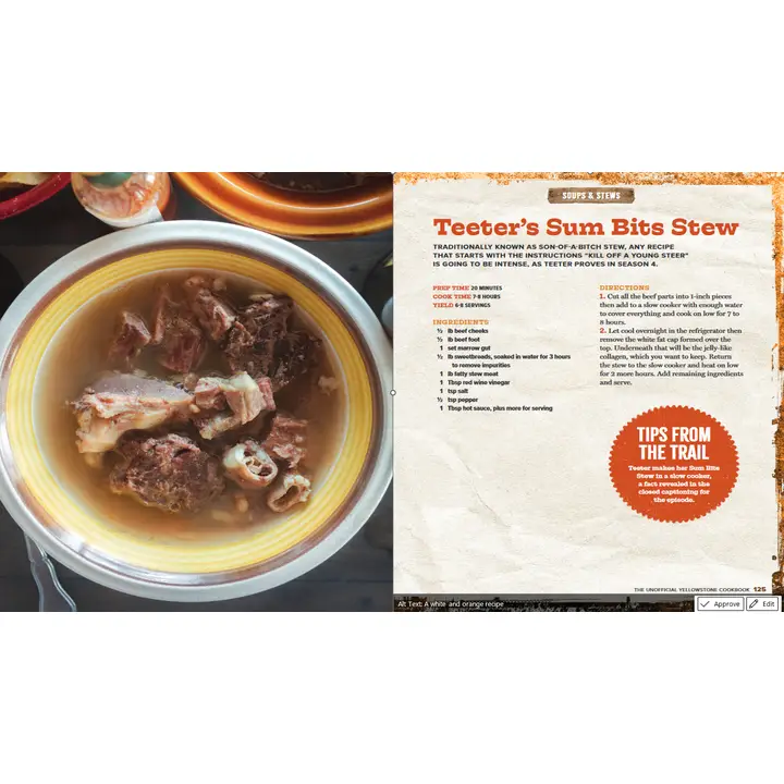 The Unofficial Yellowstone Cookbook - Image 3
