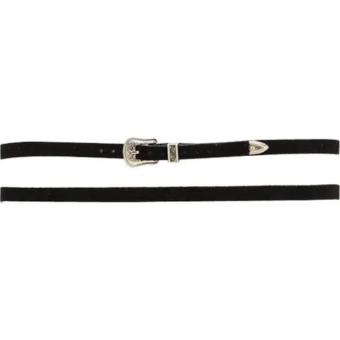 Twister Hat Band ~ Black Suede