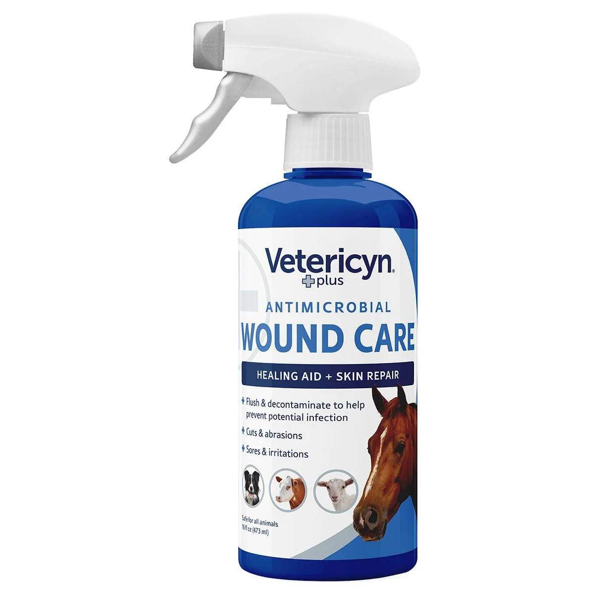 Vetericyn Plus Antimicrobial Wound & Skin Care Spray ~ 16oz