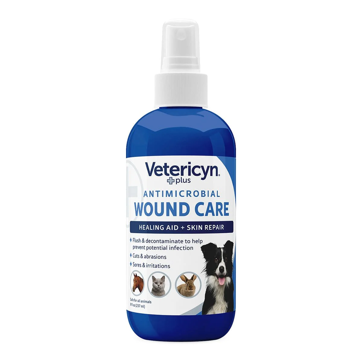 Vetericyn Plus Antimicrobial Wound & Skin Care Spray ~ 8oz