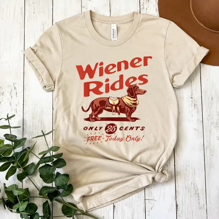 Weiner Rides Tee