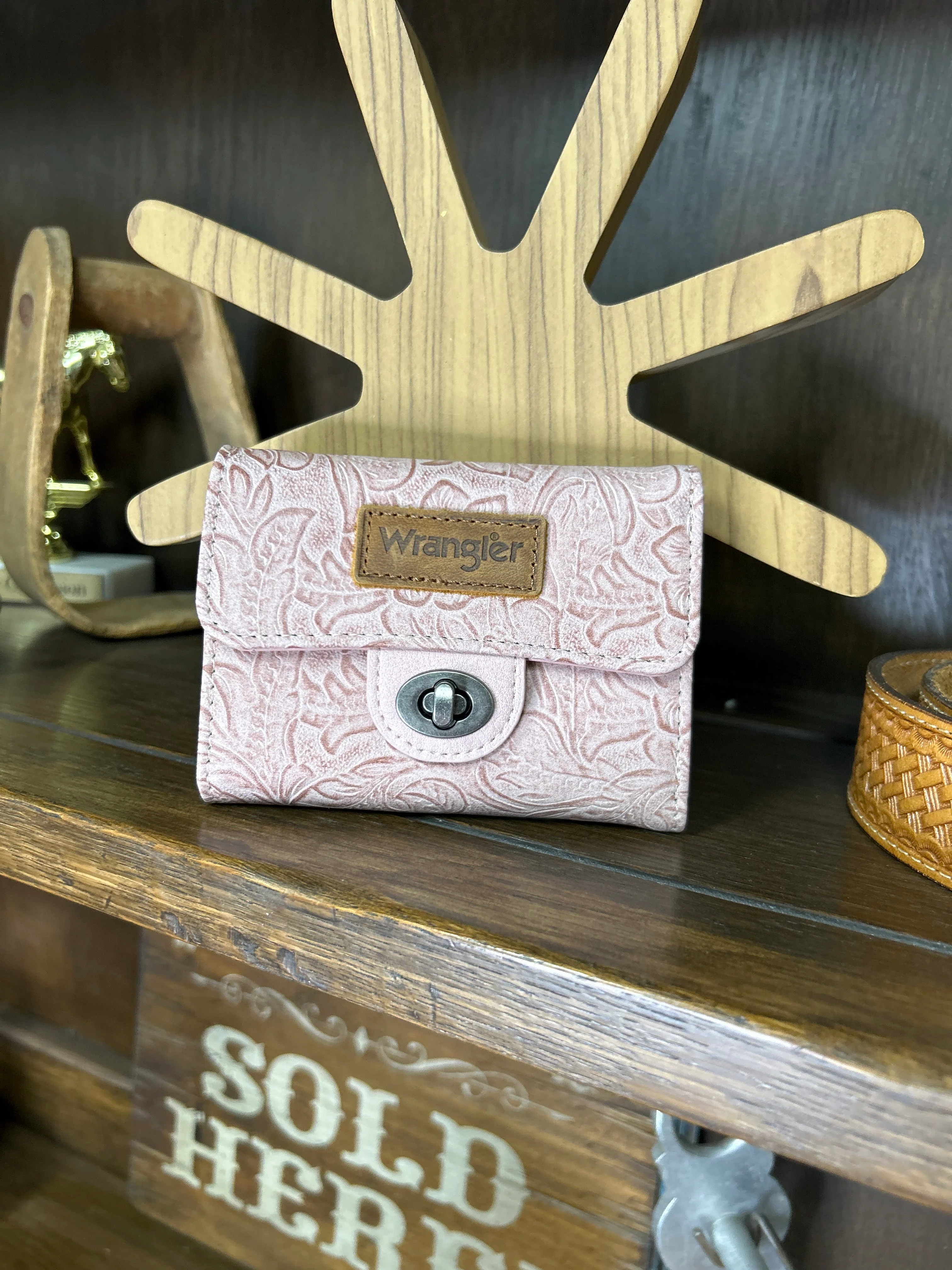 Wrangler Floral Embossed Wallet - Image 4