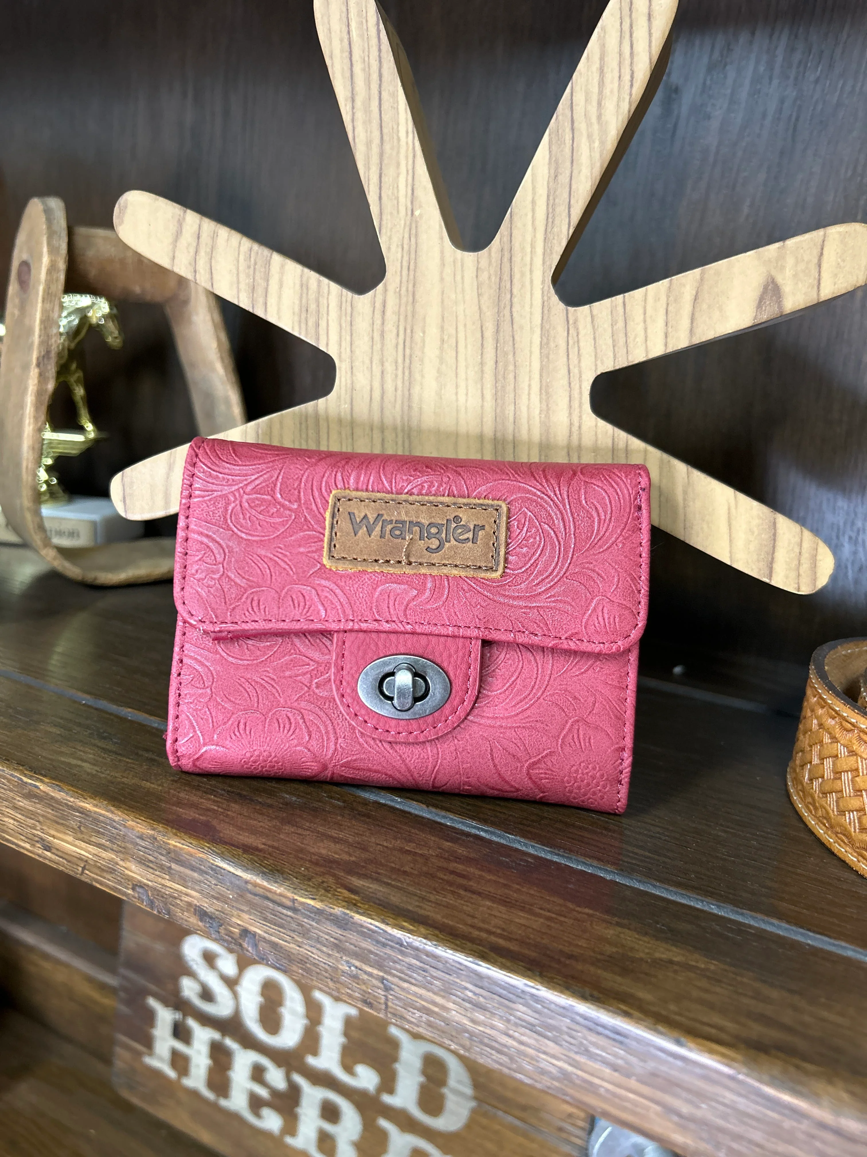 Wrangler Floral Embossed Wallet - Image 5