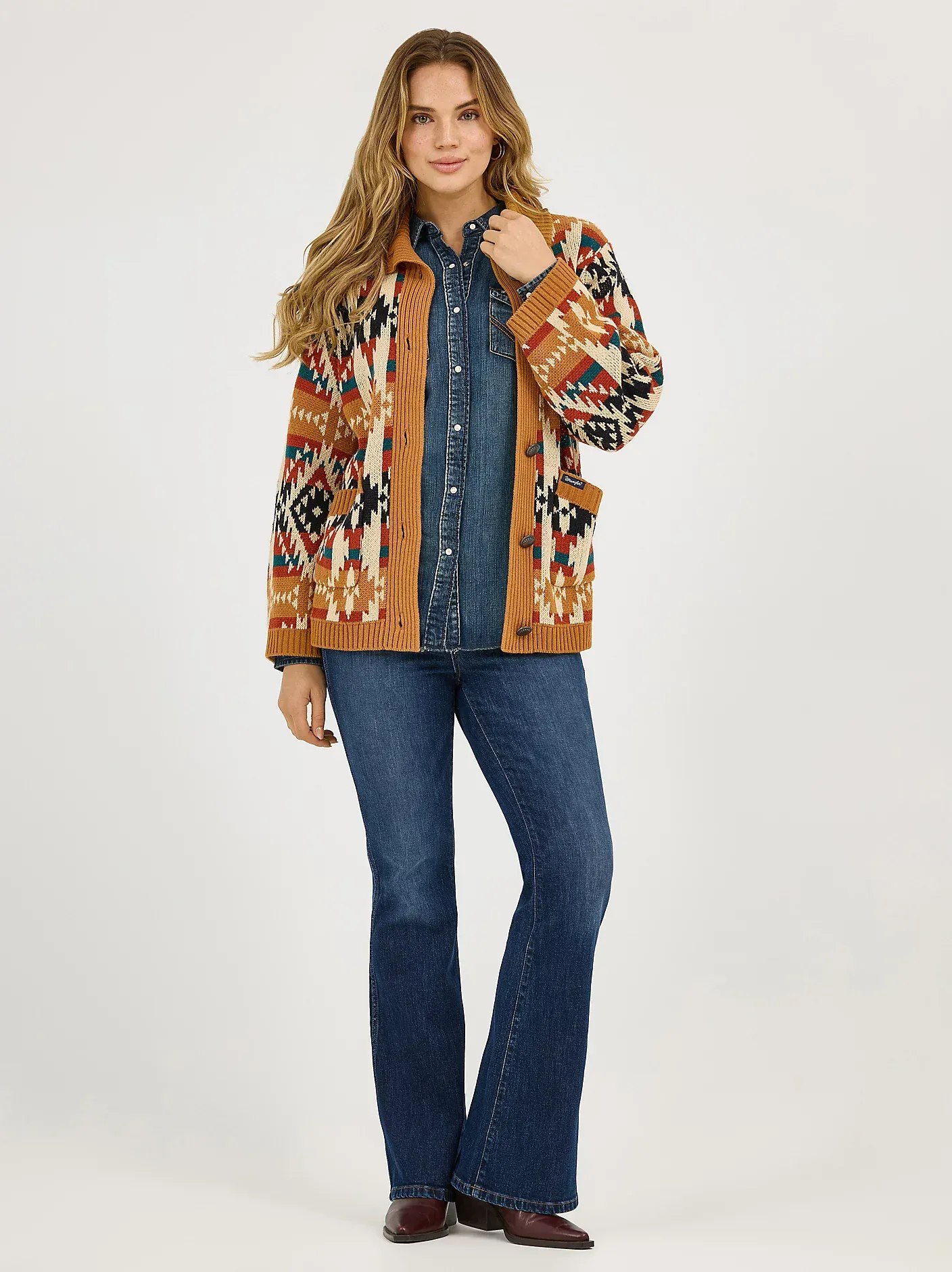 Wrangler Retro® Western Cardigan - Image 3