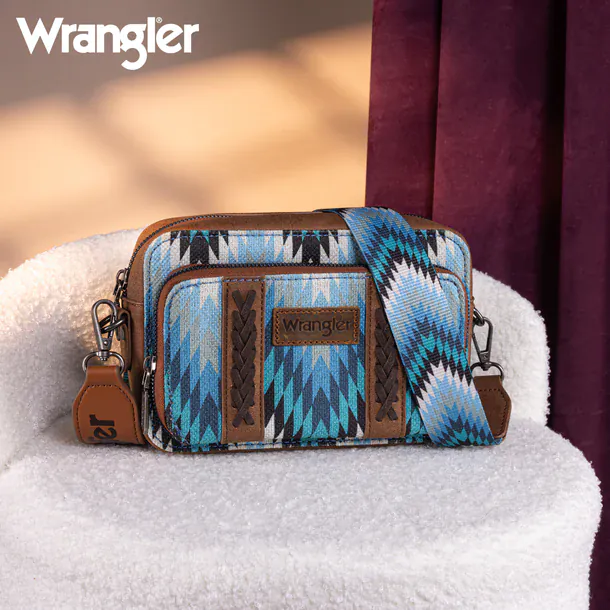 Wrangler Southwestern Dual Sided Crossbody ~ Jean - Image 2